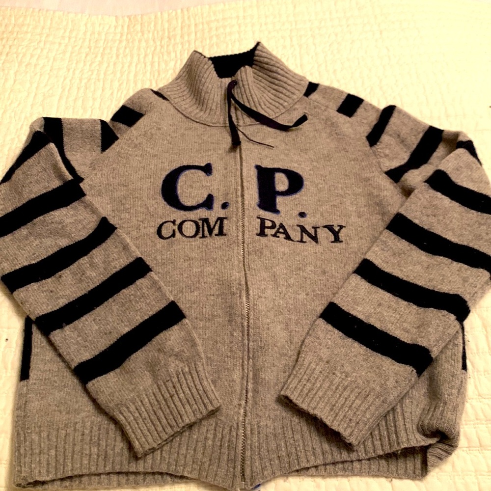 CP Sportswear, Lana-wool zip sweater, rare, size 12 (Italy)